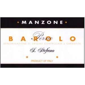  2001 Manzone Barolo S. Stefano di Perno Docg 750ml 