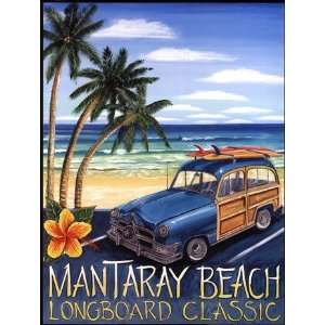 Mantaray Beach   Poster by Australian Coastal Collection 