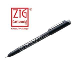  Zig Cartoonist Mangaka Marker Pen   0.1mm Tip   Sepia 