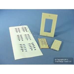  Leviton Ivory Faceplate Color Conversion Kit For 3 Address 