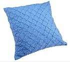 NEW Tommy Hilfiger Melrose Blue Quilted Euro Pillow SHA