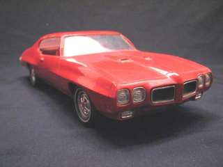 PONTIAC GTO PROMO CONTEST MODEL CAR RED MICHIGAN PLATE  