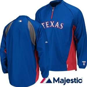 Texas Rangers Convertible Gamer Jacket (Royal Blue/Scarlet)  