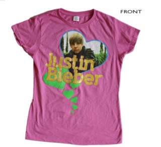 Justin Bieber   Photo Heart T Shirt  