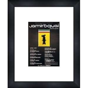 JAMIROQUAI UK Tour 1997   Custom Framed Original Ad   Framed Music 