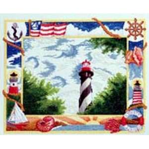  Cross Stitch Kit Nautical Samplings Lighthouse From janlynn 