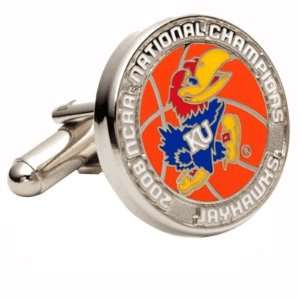  Kansas Jayhawk Champ Cufflinks 