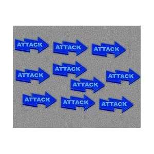  Attack Tokens   Blue (Set of 10) Toys & Games
