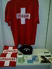 RED CROSS LIFEGUARD KIT CPR MASK +FANNYPACK + 3 T SHIRTS +TRAINING 