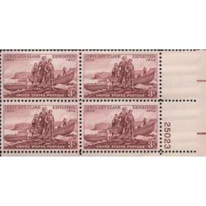  LEWIS AND CLARK EXPEDITION #1063 Plate Block of 4 x 3¢ US 