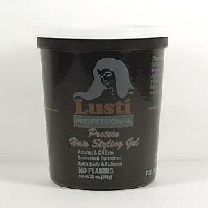  Lusti Brown Hair Gel in a Tub Case Pack 6 