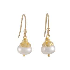  LULU DESIGNS  Small White Pearl Earrings Jewelry