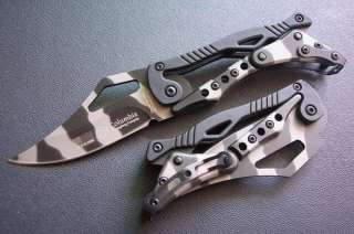 DESERT EAGLE S.R™ Columbia Camo Leverage Folding Knife  