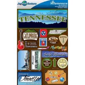  Jetsetters Tennessee Die Cut Stickers Arts, Crafts 