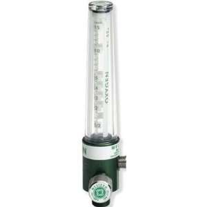  LPM Aluminum Flowmeter With Ohmeda Connection And Green 