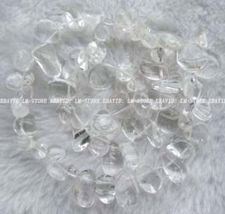 10x12mm Baroque Shape Rock Crystal Beads 15.5  