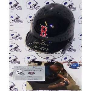 Jim Rice Hand Signed Boston Red Sox Mini Helmet