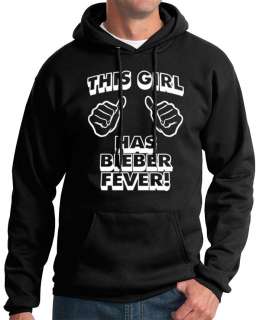 THIS GIRL justin BIEBER FEVER HOODIE T Shirt new concert tee beiber 