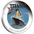 TUVALU 100TH ANNIVERSARY OF RMS TITANIC 2012 1OZ SILVER PROOF COIN