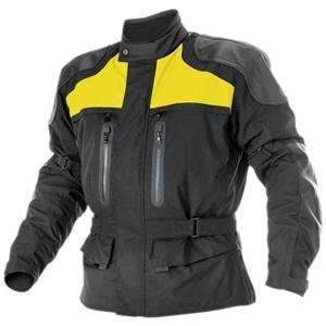  Firstgear Denali Jacket   Large Tall/Black/Yellow 