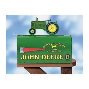  John Deere Model B Mailbox with Tractor Topper