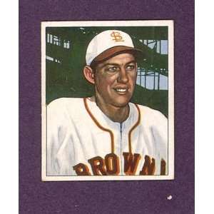  1950 Bowman # 142 Sherman Lollar Browns (EX) *273692 