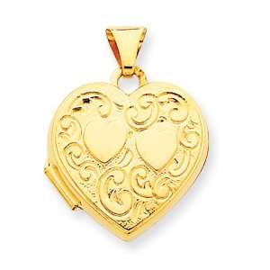 14k Heart Locket Jewelry