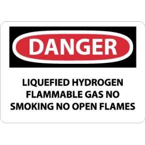  SIGNS LIQUEFIED HYDROGEN FLAMMABLE