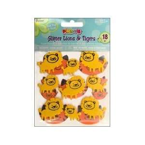  Darice Foamies Sticker Glitter Lions/Tigers Toys & Games