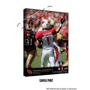  Arizona Cardinals Personalized Quarterback Action Print 