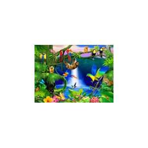  Jungle Life   200 Large Pieces Jigsaw Puzzle Toys & Games