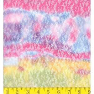   Wide Stretch Lace Rainbow Fabric By The Yard Arts, Crafts & Sewing