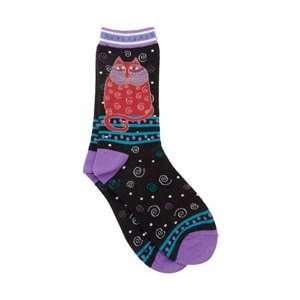 Bell Laurel Burch Socks Crimson Cat; 3 Items/Order  