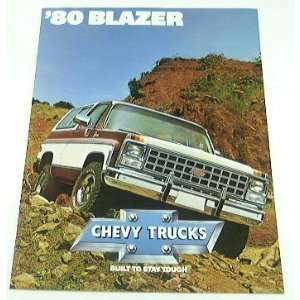  1980 80 Chevrolet Chevy BLAZER Truck BROCHURE C10 K10 