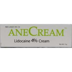  Lidocaine 4% Cream 15g Tube