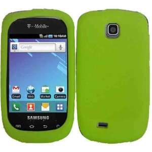  Samsung Dart T499 Silicone Skin Cover Neon Green Cell 