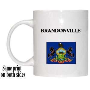  US State Flag   BRANDONVILLE, Pennsylvania (PA) Mug 