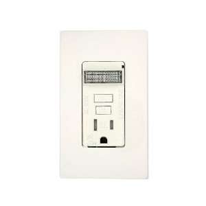  Leviton T7591 PW Tamper Resistant GFCI Single Outlet with 