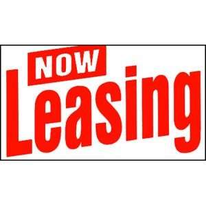  Now Leasing Banner 3 x 5