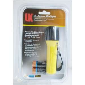 Underwater Kenetics 2L Lithium Flashlight, Yellow Sports 