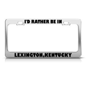   Be In Lexington Kentucky license plate frame Stainless Automotive