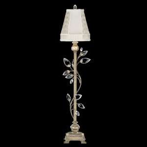   Silver Crystal Laurel Crystal 1 Light Buffet Lamp from the Crystal Lau