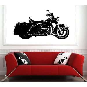   Sticker Mural Vinyl Motorcycles Harley Hog Fat S6361