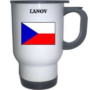  Czech Republic   LANOV White Stainless Steel Mug 