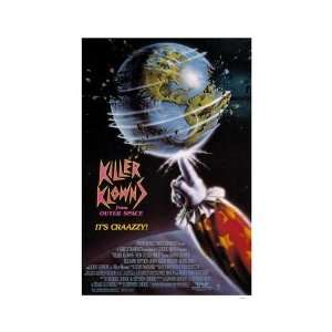 Killer Klowns From Outer Space Movie Poster, 11 x 17 (1988)  