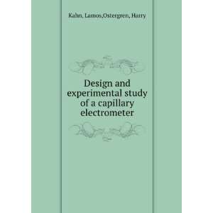   study of a capillary electrometer Lamos,Ostergren, Harry Kahn Books