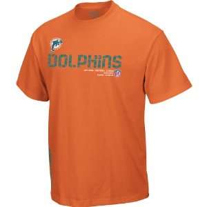  Reebok Miami Dolphins Sideline Tacon Short Sleeve T Shirt 