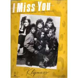  Sheet Music I Miss You Klymaxx 214 