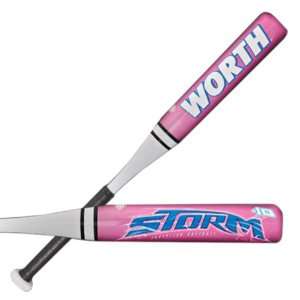  Worth Storm  10 Aluminum Fastpitch Bats 29 /19 OZ Sports 