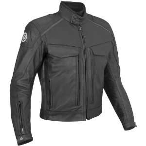  Firstgear Scout Leather Jacket Black 2XL FLJ.1001.01.W005 